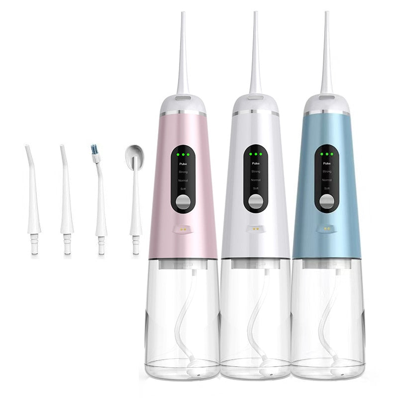 350ML Portable Electric Oral Irrigator Dental Water Flosser USB