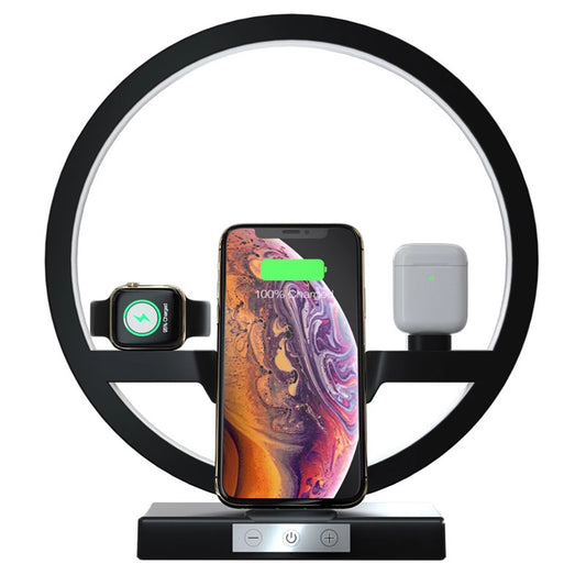 Fast Wireless Charger Dock Station EU PLUG Black